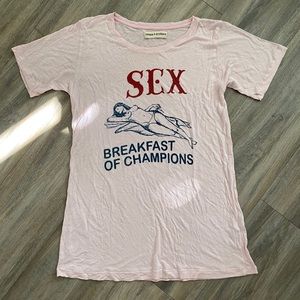 Breakfast of champions tee by Lovers + Drifters